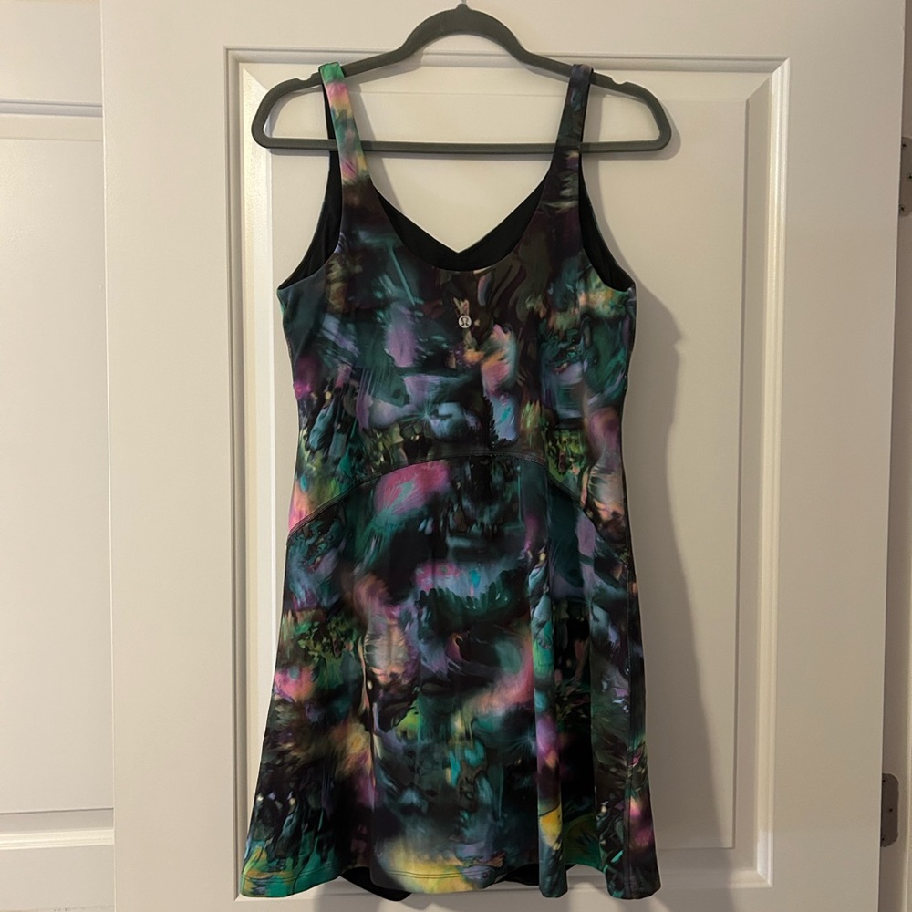 Lulu Lemon Colorful Abstract Print Dress - Picture 2 of 8